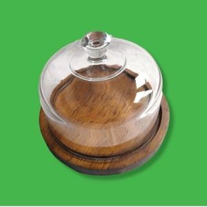 Clear Glass Cloche for Charcuterie